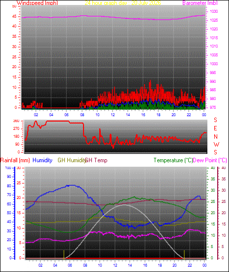 24 Hour Graph for Day 20