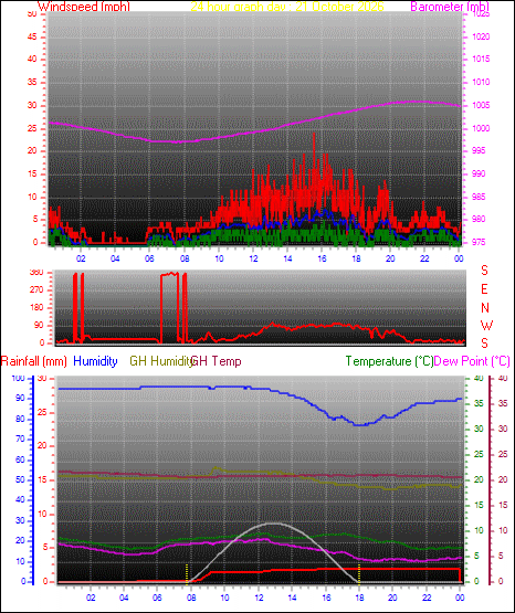 24 Hour Graph for Day 21